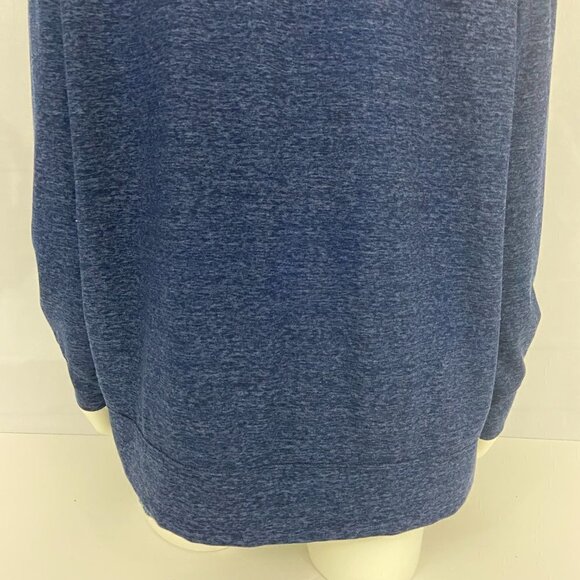 32 Degrees Heat Women's Fleece Sweater Top Sz L Heathered Blue Long Sleeve NWOT - Picture 7 of 10